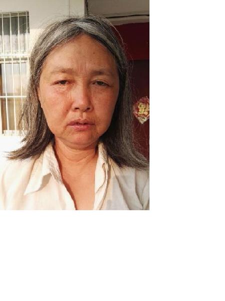 流浪人员无名女照片，让爱回家