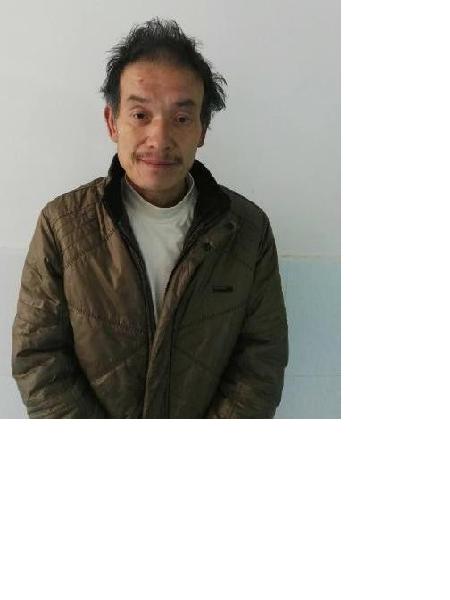 流浪人员无名男照片，让爱回家