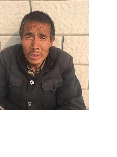 流浪人员无名男照片，让爱回家
