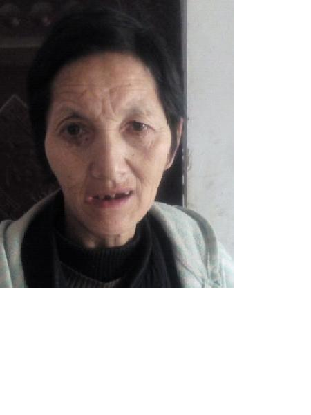 流浪人员无名氏女照片，让爱回家