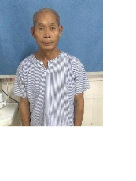 流浪人员无名白塔下横街照片，让爱回家