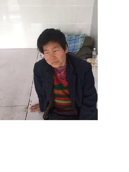 流浪人员女无名氏20170314照片，让爱回家