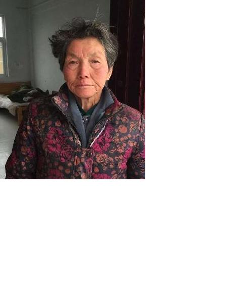 流浪人员无名女照片，让爱回家