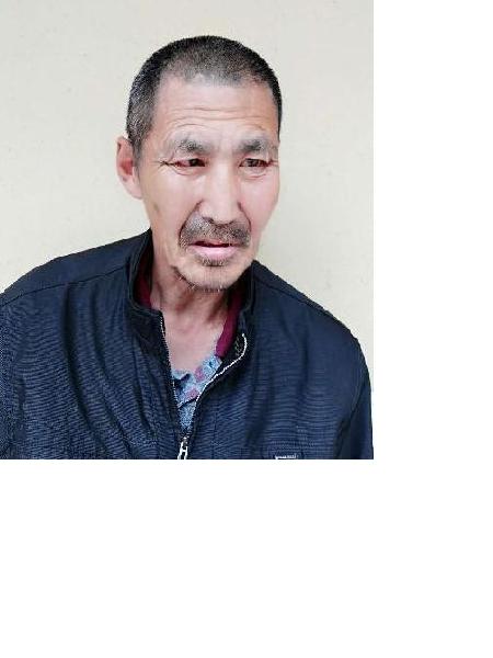 流浪人员于雨盛照片，让爱回家