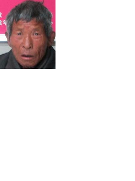 流浪人员无名男347号照片，让爱回家