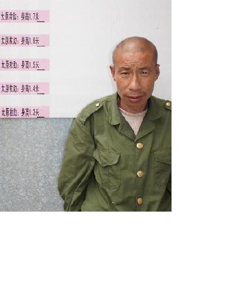 流浪人员温喜平照片，让爱回家