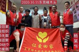 第4048个成功案例（贵州省毕节市杨某华回家）