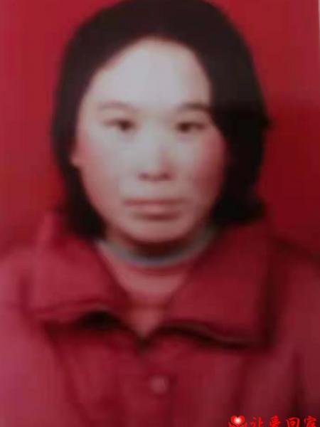 失踪人员杨合梅照片，让爱回家
