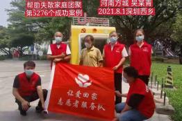 第5276个成功案例（河南方城吴某青刚回家）