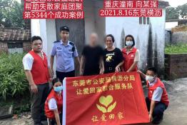 第5344个成功案例（重庆潼南向某强回家）