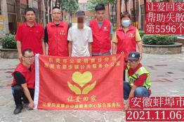 第5596个成功案例（安徽省蚌埠市赵某伦回家）