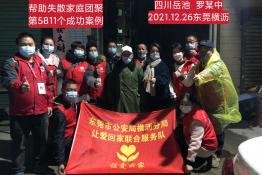第5811个成功案例（四川省岳池县罗某中回家）