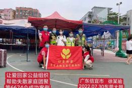 第6674个成功案例（广东信宜徐某瑜回家）