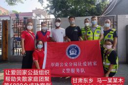 第6889个成功案例（甘肃省东乡族自治县马一某某木回家）