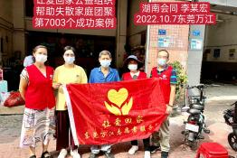 第7003个成功案例（湖南会同李某宏回家）