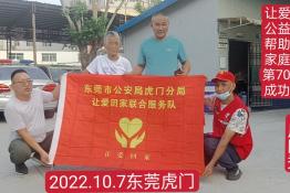 第7009个成功案例（江苏省苏州市周某秀回家）