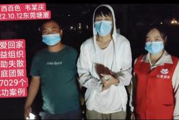 第7029个成功案例（广西省百色市韦某庆回家）