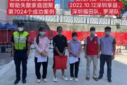 第7024个成功案例（河南开封朱某立回家）